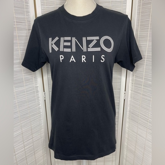 Kenzo Black Graphic Tee Shirt Size XS - Picture 1 of 7